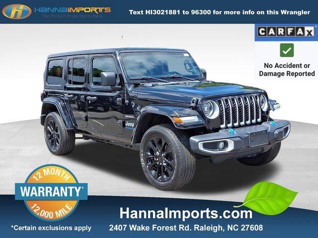 2023 Jeep Wrangler Sahara 4xe — SUV — 42,779 mi — Raleigh, NC