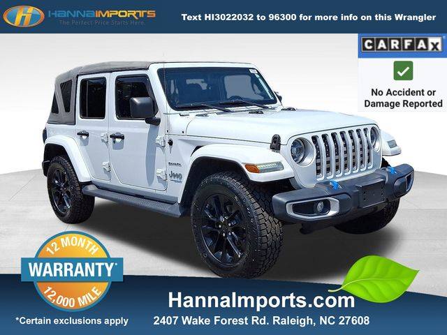 2021 Jeep Wrangler Sahara 4xe — SUV — 85,374 mi — Raleigh, NC