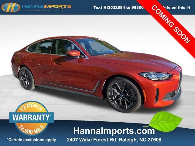 2022 BMW i4 eDrive40 — Sedan — 29,663 mi — Raleigh, NC