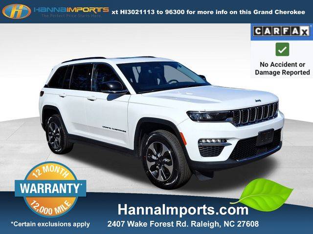 2023 Jeep Grand Cherokee 4xe — SUV — 52,073 mi — Raleigh, NC