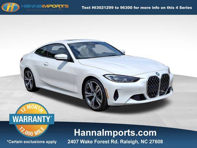 2021 BMW 4 Series 430i — Coupe — 38,222 mi — Raleigh, NC