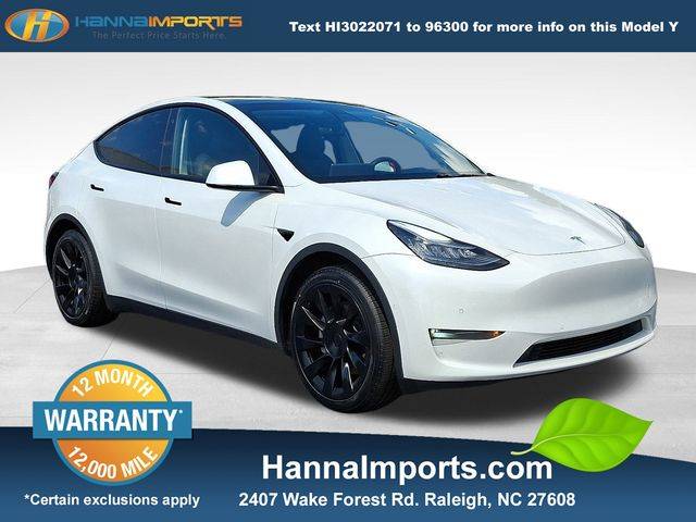 2020 Tesla Model Y Long Range — SUV — 109,522 mi — Raleigh, NC