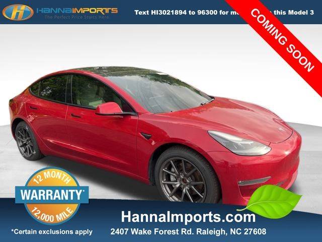 2021 Tesla Model 3 Long Range — Sedan — 85,764 mi — Raleigh, NC