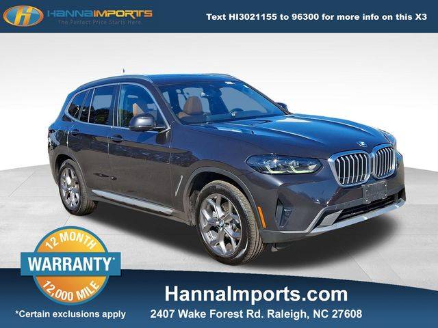2022 BMW X3 30i — SUV — 43,942 mi — Raleigh, NC