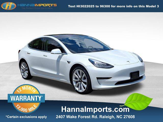 2018 Tesla Model 3 Long Range — Sedan — 52,451 mi — Raleigh, NC