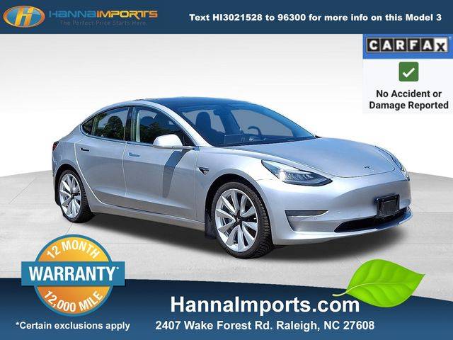 2018 Tesla Model 3 Long Range — Sedan — 94,223 mi — Raleigh, NC