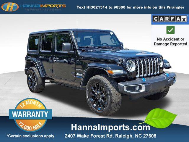 2023 Jeep Wrangler Sahara 4xe — SUV — 49,537 mi — Raleigh, NC