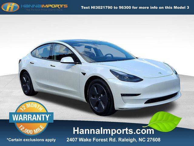 2021 Tesla Model 3 Long Range — Sedan — 97,004 mi — Raleigh, NC