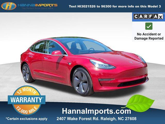 2020 Tesla Model 3 Long Range — Sedan — 90,494 mi — Raleigh, NC