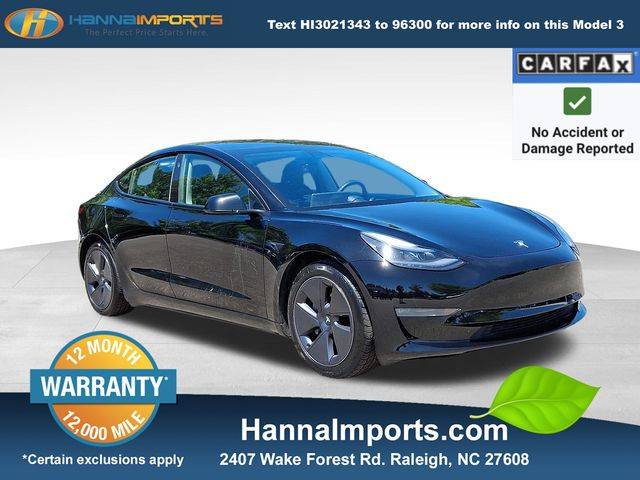 2022 Tesla Model 3 Long Range — Sedan — 99,506 mi — Raleigh, NC