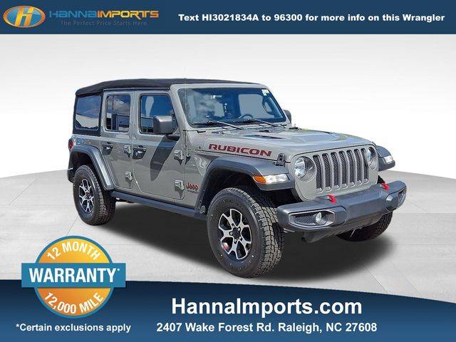 2021 Jeep Wrangler Rubicon — SUV — 50,025 mi — Raleigh, NC