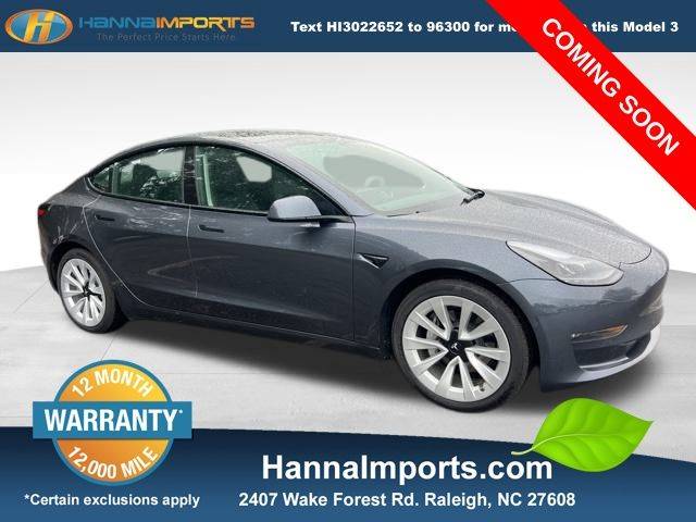 2022 Tesla Model 3 Long Range — Sedan — 20,016 mi — Raleigh, NC