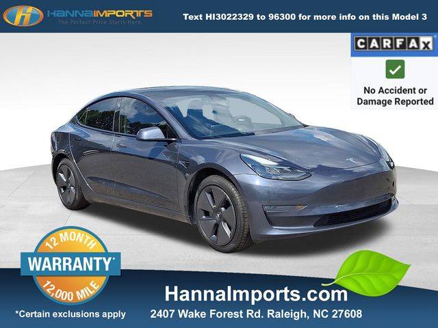 2021 Tesla Model 3 Long Range — Sedan — 85,354 mi — Raleigh, NC