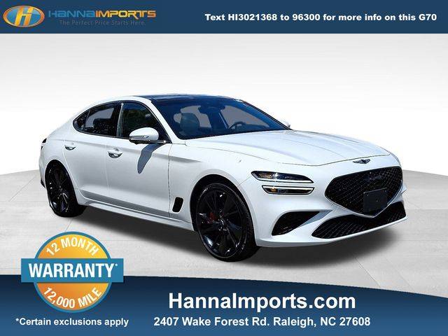 2022 Genesis G70 3.3T — Sedan — 23,900 mi — Raleigh, NC
