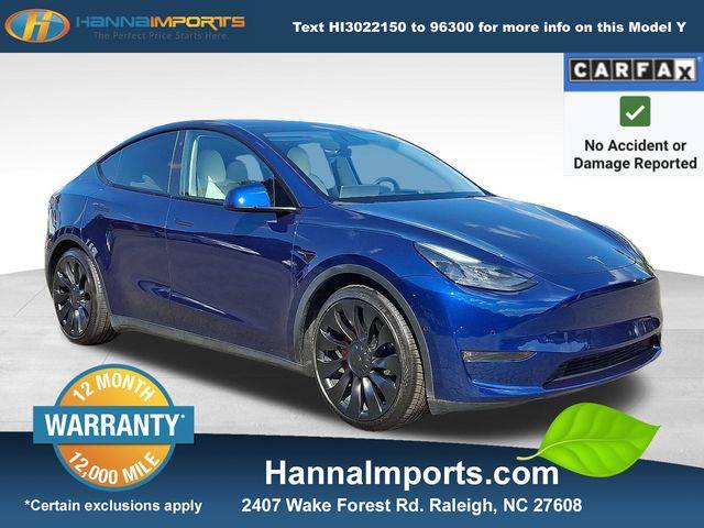 2022 Tesla Model Y Performance — SUV — 43,447 mi — Raleigh, NC
