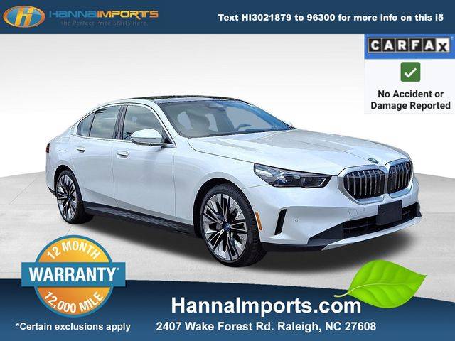 2024 BMW i5 eDrive40 — Sedan — 7,315 mi — Raleigh, NC
