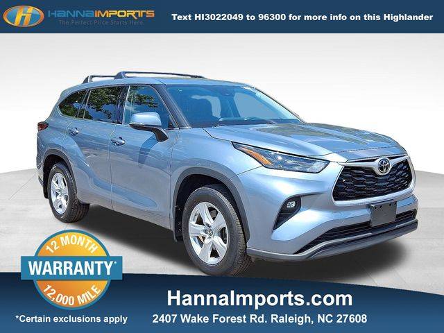 2022 Toyota Highlander LE — SUV — 18,424 mi — Raleigh, NC