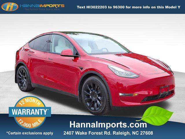 2022 Tesla Model Y Long Range — SUV — 33,680 mi — Raleigh, NC