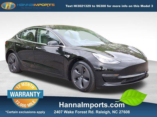 2019 Tesla Model 3 Standard Range Plus — Sedan — 56,089 mi — Raleigh, NC
