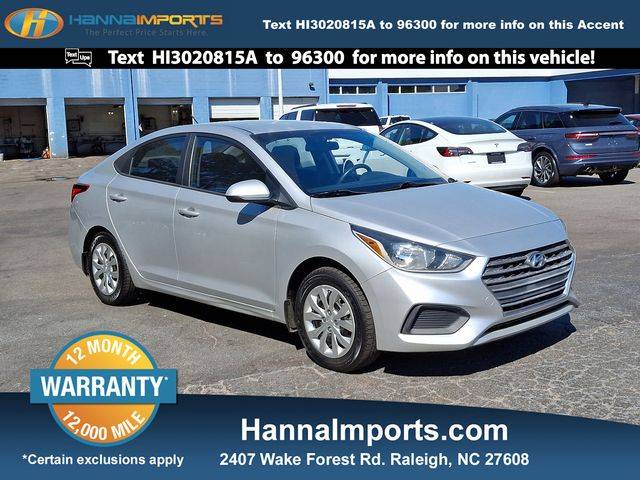 2018 Hyundai Accent SE — Sedan — 96,674 mi — Raleigh, NC