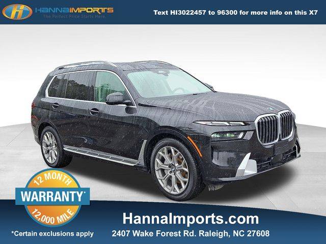 2024 BMW X7 40i — SUV — 35,021 mi — Raleigh, NC