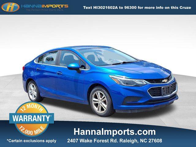 2017 Chevrolet Cruze LT — Sedan — 74,920 mi — Raleigh, NC