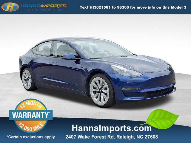 2021 Tesla Model 3 Standard Range Plus — Sedan — 82,526 mi — Raleigh, NC