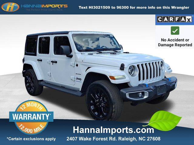2023 Jeep Wrangler Sahara 4xe — SUV — 56,543 mi — Raleigh, NC