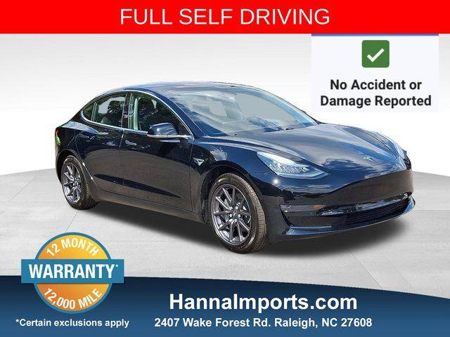 2019 Tesla Model 3 Mid Range — Sedan — 41,057 mi — Raleigh, NC