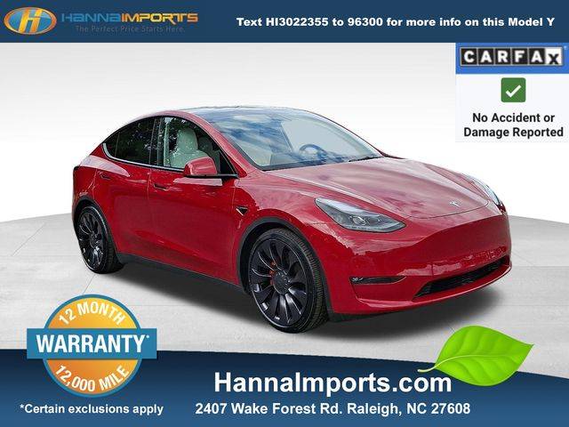 2021 Tesla Model Y Performance — SUV — 46,248 mi — Raleigh, NC