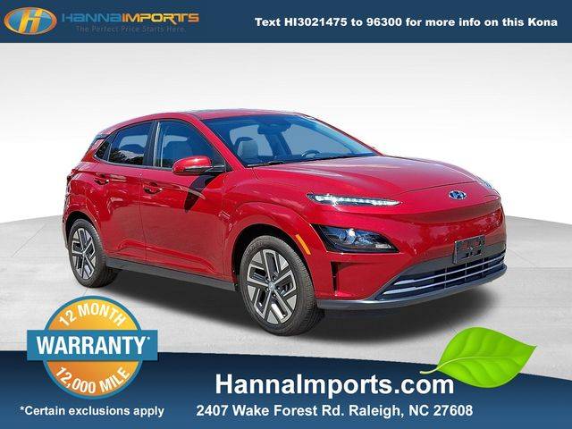 2022 Hyundai Kona Electric SEL — SUV — 10,518 mi — Raleigh, NC