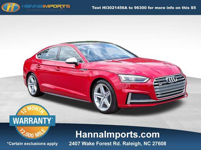 2018 Audi S5 Prestige — Hatchback — 71,086 mi — Raleigh, NC