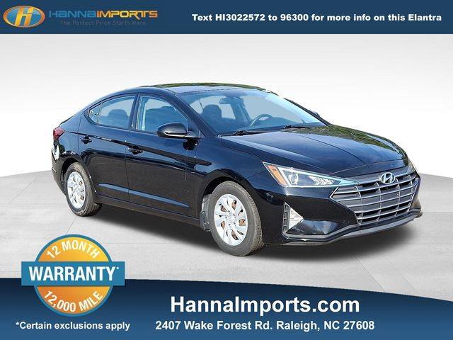 2020 Hyundai Elantra SE — Sedan — 77,108 mi — Raleigh, NC