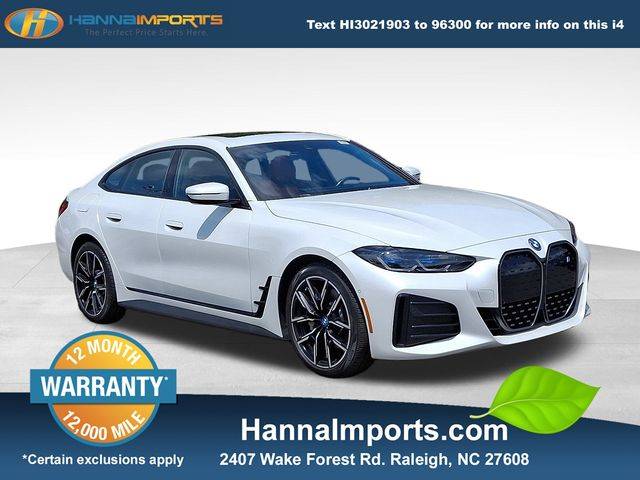2022 BMW i4 eDrive40 — Sedan — 41,240 mi — Raleigh, NC
