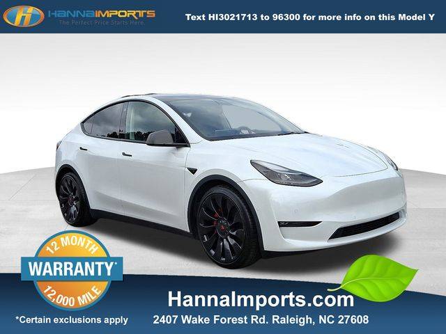 2022 Tesla Model Y Performance — SUV — 51,067 mi — Raleigh, NC