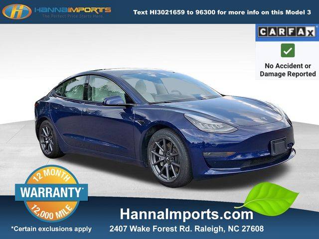 2021 Tesla Model 3 Long Range — Sedan — 76,955 mi — Raleigh, NC