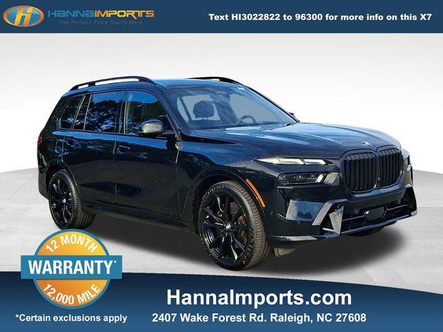 2024 BMW X7 40i — SUV — 34,112 mi — Raleigh, NC