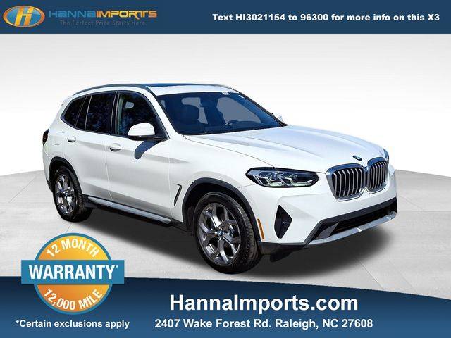 2022 BMW X3 30i — SUV — 31,232 mi — Raleigh, NC