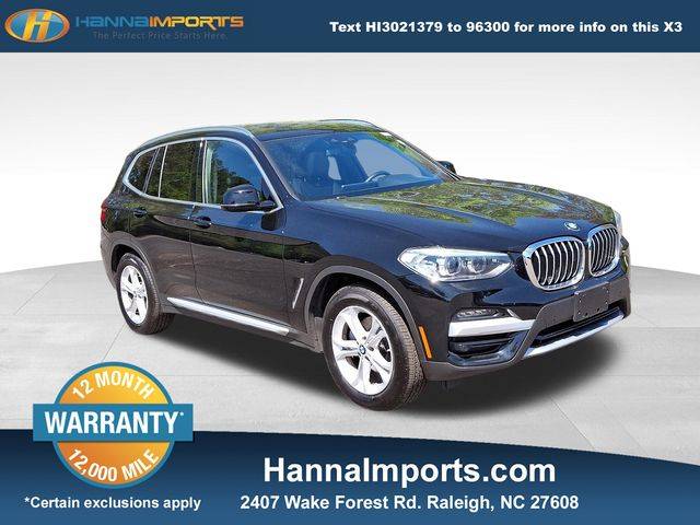 2021 BMW X3 30i — SUV — 23,288 mi — Raleigh, NC