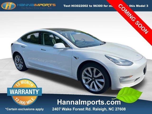 2019 Tesla Model 3 Mid Range — Sedan — 62,535 mi — Raleigh, NC