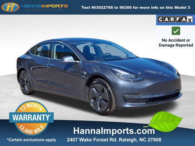 2018 Tesla Model 3 Long Range — Sedan — 55,145 mi — Raleigh, NC