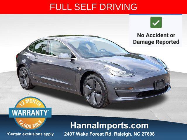 2019 Tesla Model 3 Standard Range Plus — Sedan — 46,668 mi — Raleigh, NC