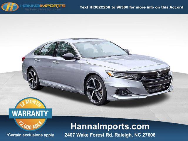 2022 Honda Accord Sport — Sedan — 58,332 mi — Raleigh, NC