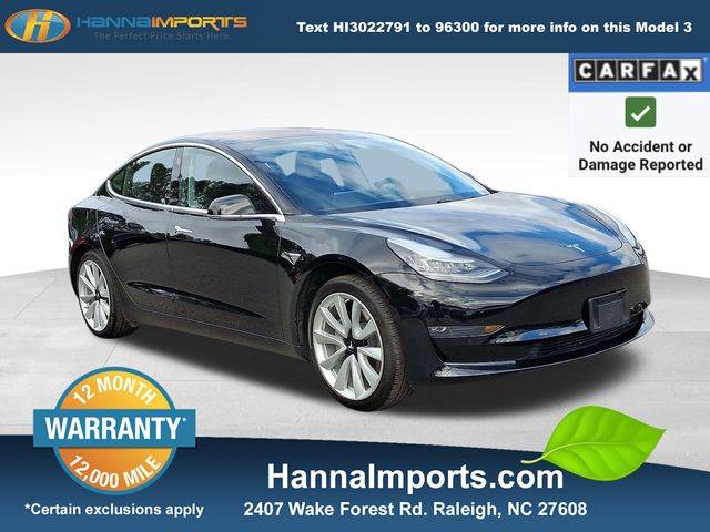 2018 Tesla Model 3 Mid Range — Sedan — 18,556 mi — Raleigh, NC