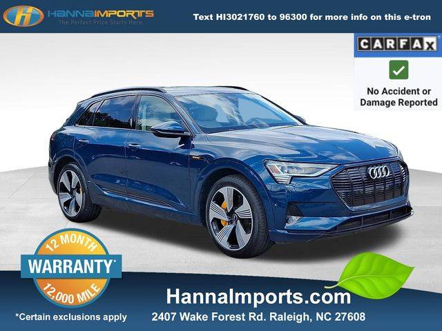 2022 Audi e-tron Premium Plus — SUV — 21,840 mi — Raleigh, NC