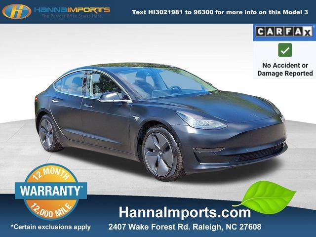 2018 Tesla Model 3 Long Range — Sedan — 83,486 mi — Raleigh, NC