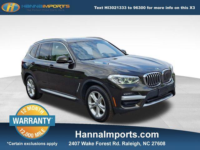 2020 BMW X3 30i — SUV — 75,798 mi — Raleigh, NC