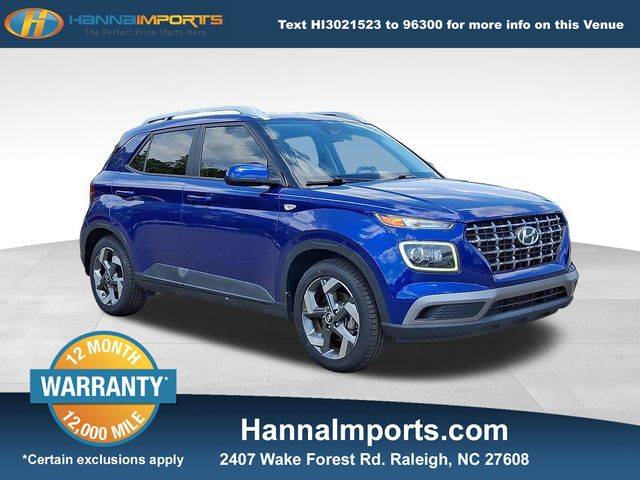 2021 Hyundai Venue SEL — SUV — 48,021 mi — Raleigh, NC