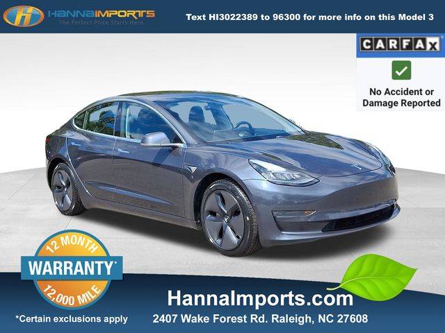 2018 Tesla Model 3 Long Range — Sedan — 63,620 mi — Raleigh, NC