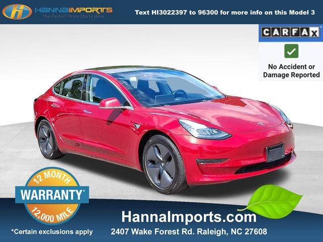 2018 Tesla Model 3 Long Range — Sedan — 87,895 mi — Raleigh, NC